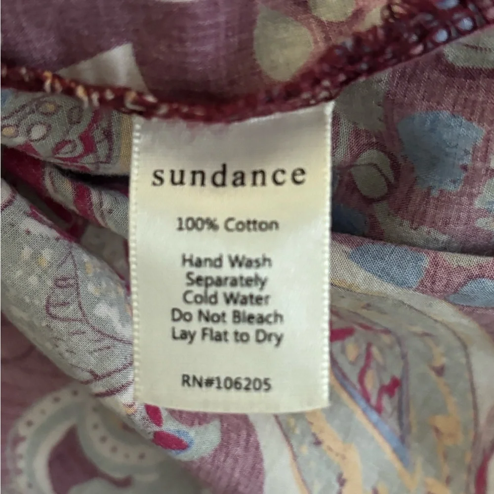 Sundance  Peasant Blouse - Picture 3 of 3